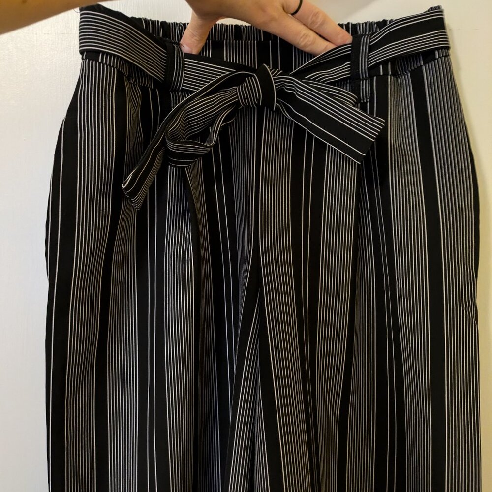 Striped Wide-leg Pants by Cynthia Rowley